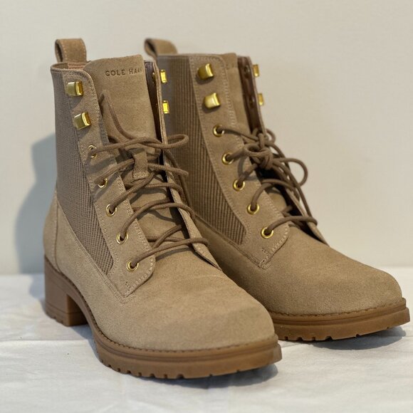 Cole Haan Women’s Camea Waterproof Combat Boots – Size 8 B - Picture 10 of 12